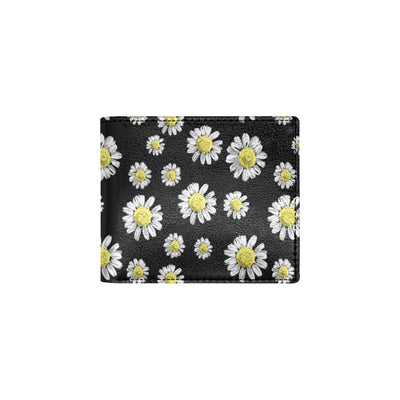 Daisy Pattern Print Design DS01 Men's ID Card Wallet