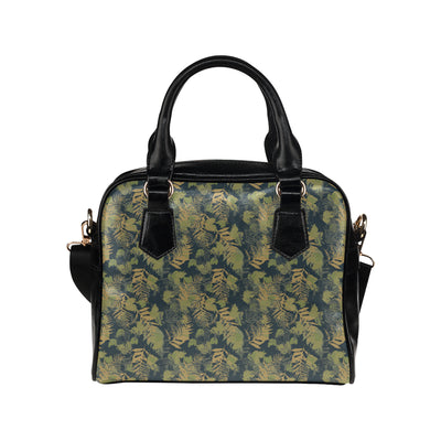 Camouflage Tropical Pattern Print Design 04 Shoulder Handbag