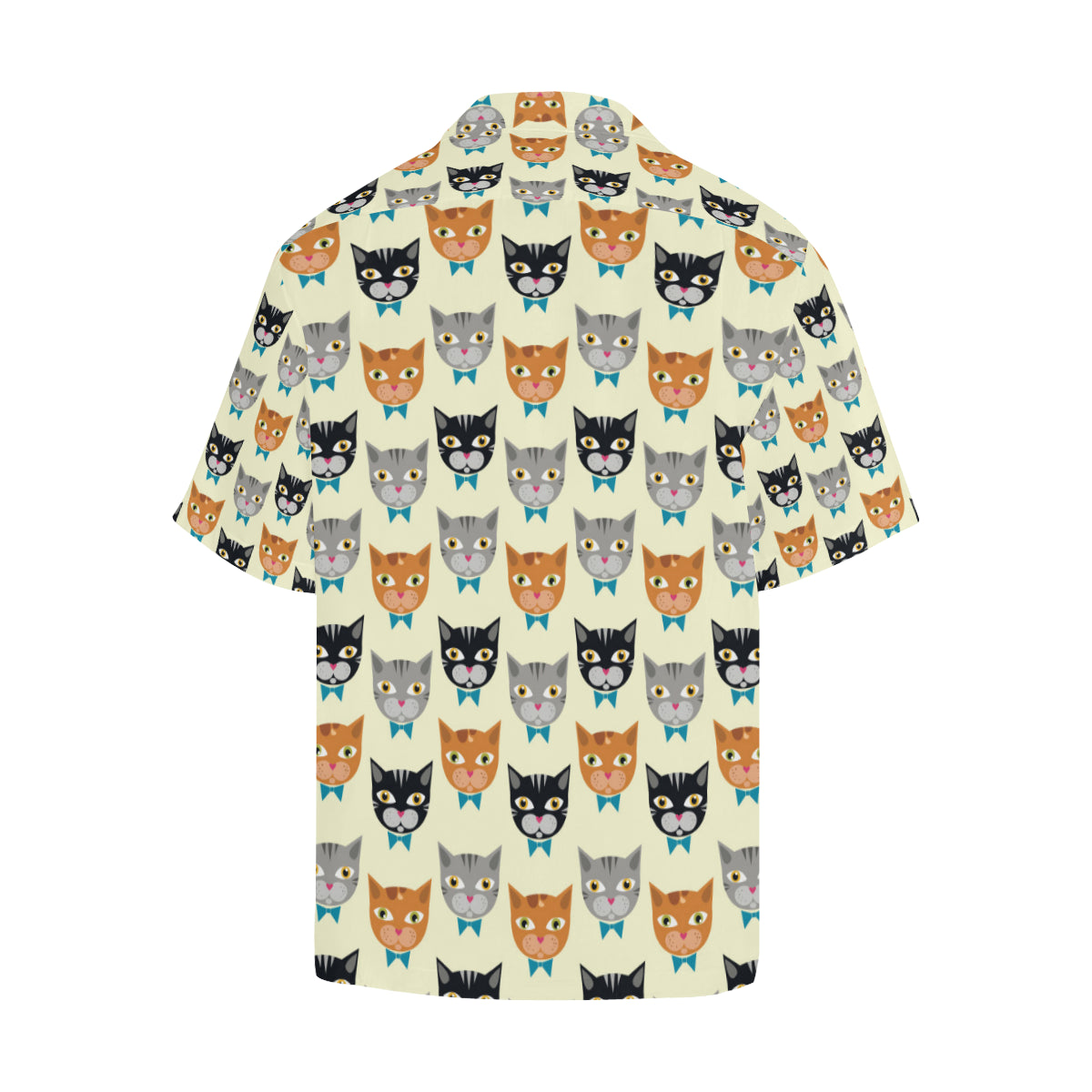Cat Pattern Print Design 05 Men's Hawaiian Shirt