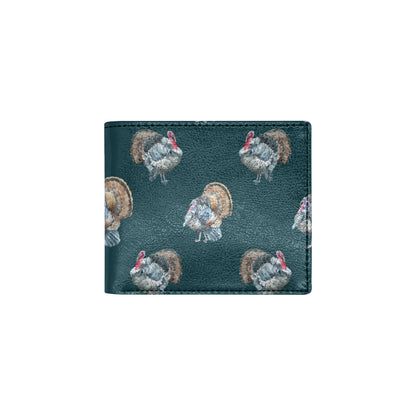 Turkey Pattern Print Design 03 Men's ID Card Wallet