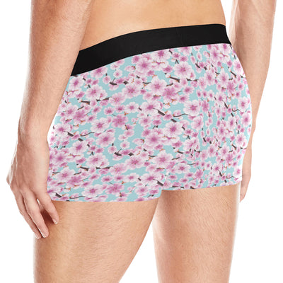 Cherry Blossom Pattern Print Design 01 Men's Boxer Briefs