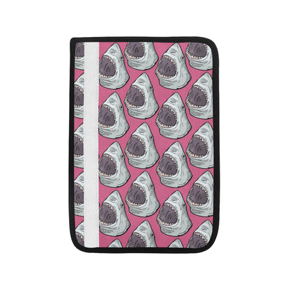 Great White Shark Pattern Print Design 01 Car Seat Belt Cover