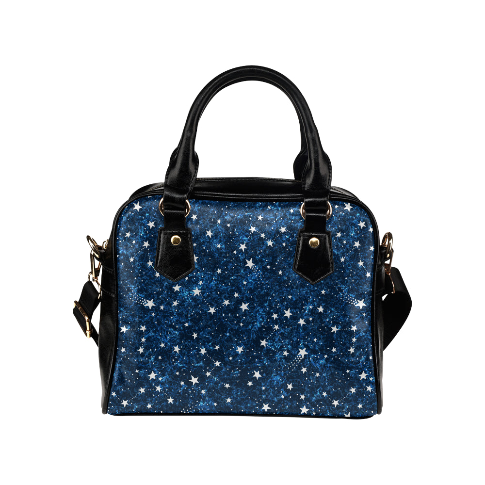 Cosmic Pattern Print Design 05 Shoulder Handbag