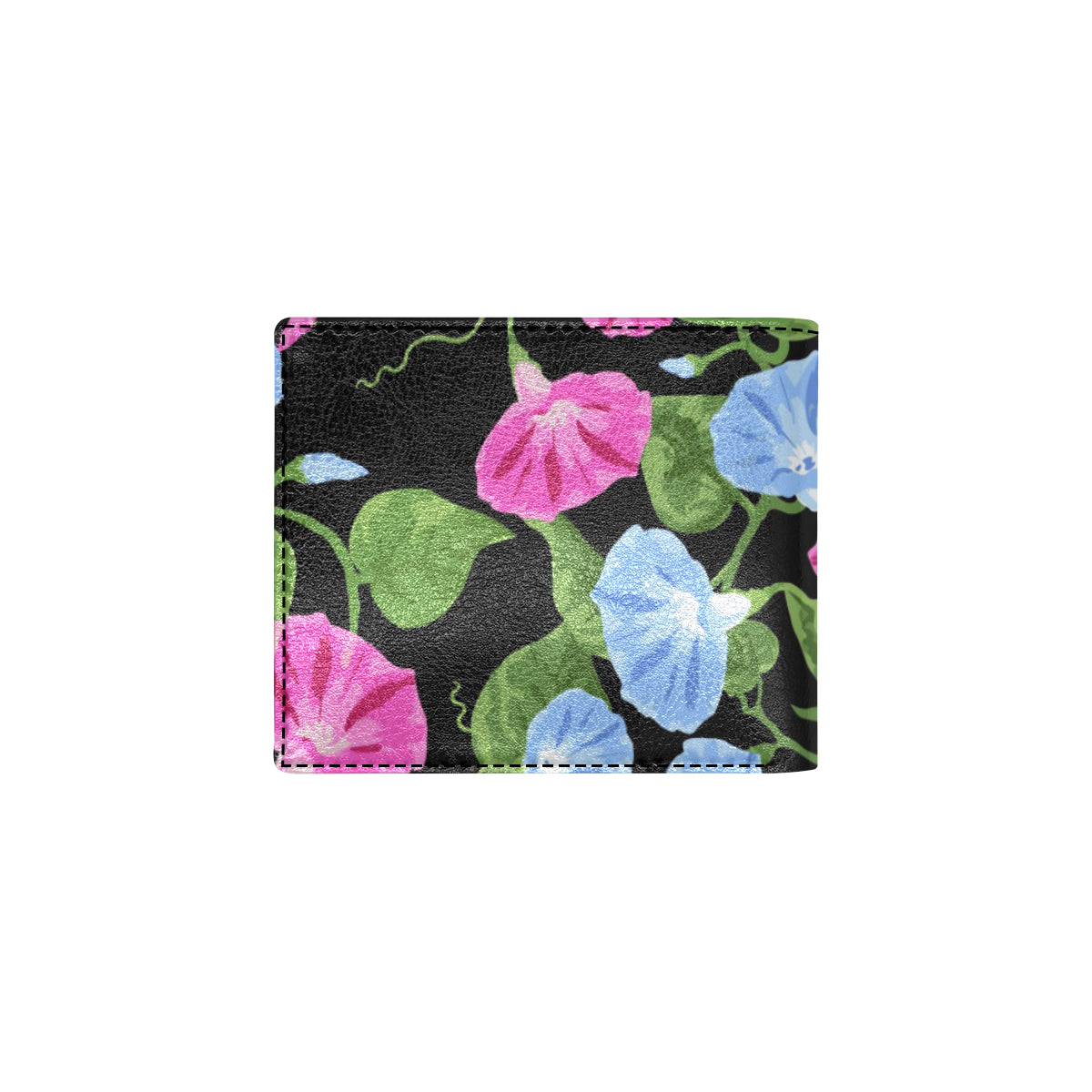 Morning Glory Pattern Print Design MG04 Men's ID Card Wallet