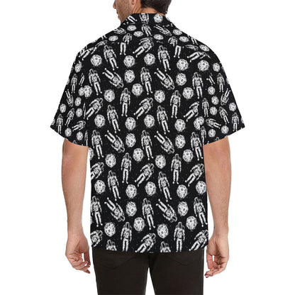 Astronaut Pattern Print Design 03 Men's Hawaiian Shirt