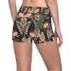 Tropical Flower Pattern Print Design TF014 Yoga Shorts