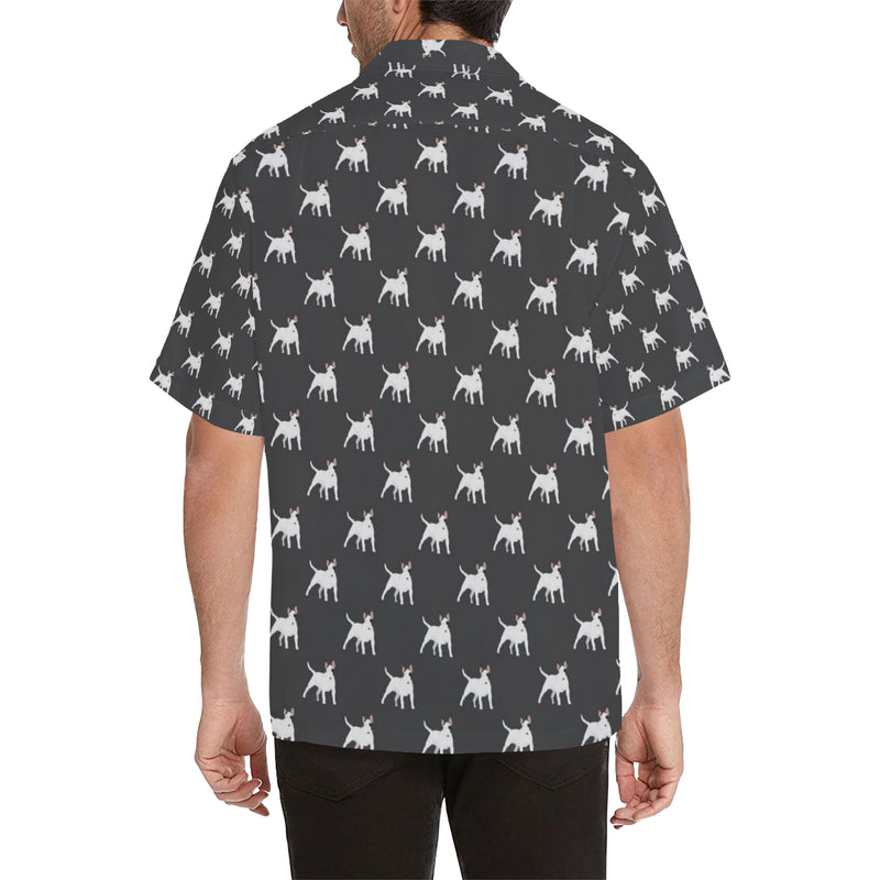 Bull Terriers Pattern Print Design 02 Men's Hawaiian Shirt