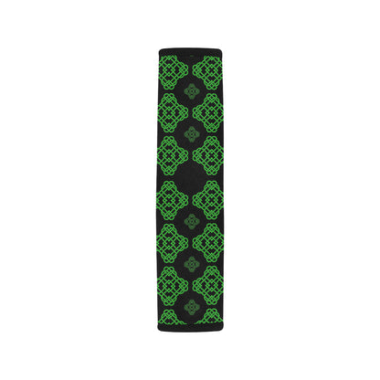 Celtic Knot Green Neon Design Car Seat Belt Cover