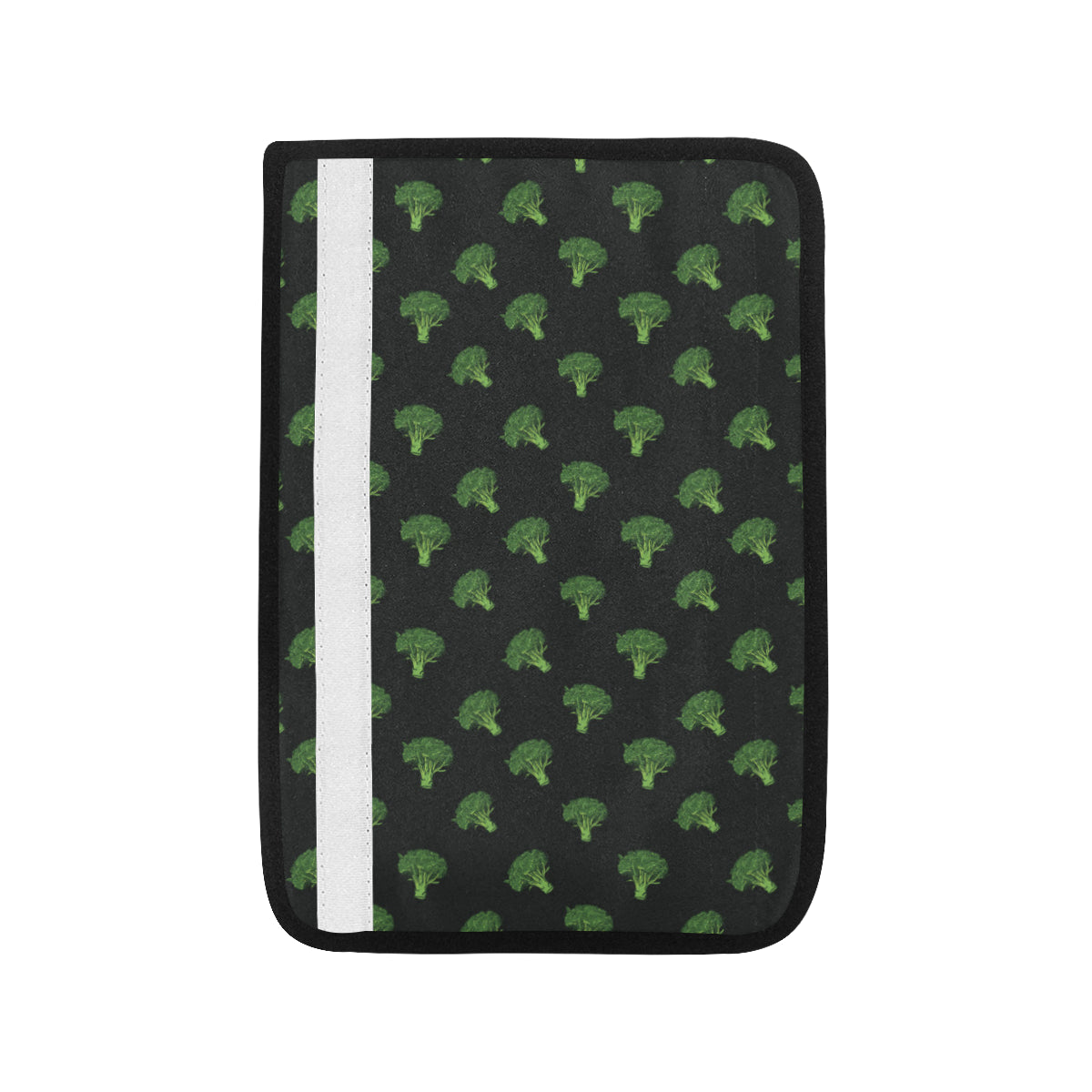 Broccoli Pattern Print Design 04 Car Seat Belt Cover