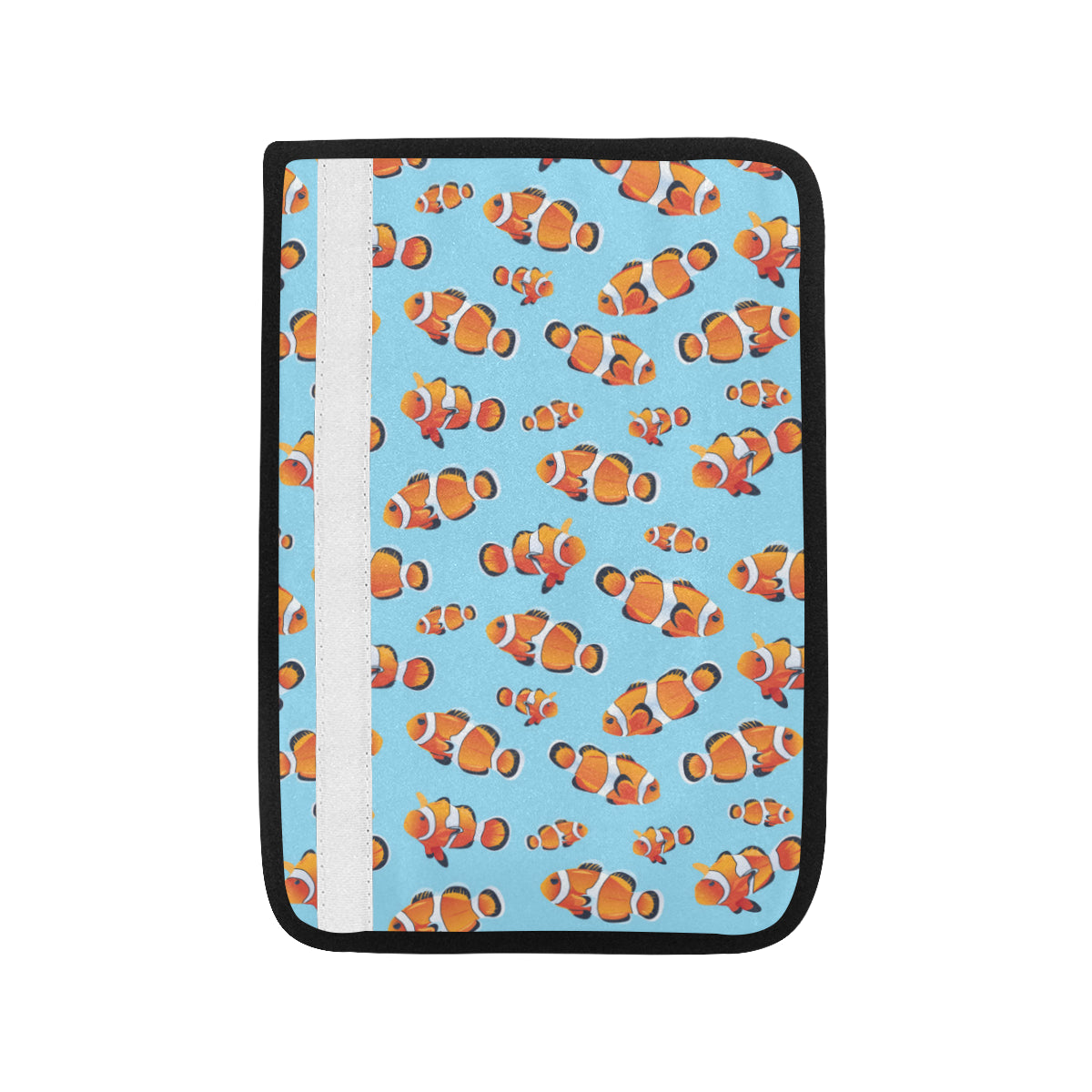 Clownfish Pattern Print Design 01 Car Seat Belt Cover