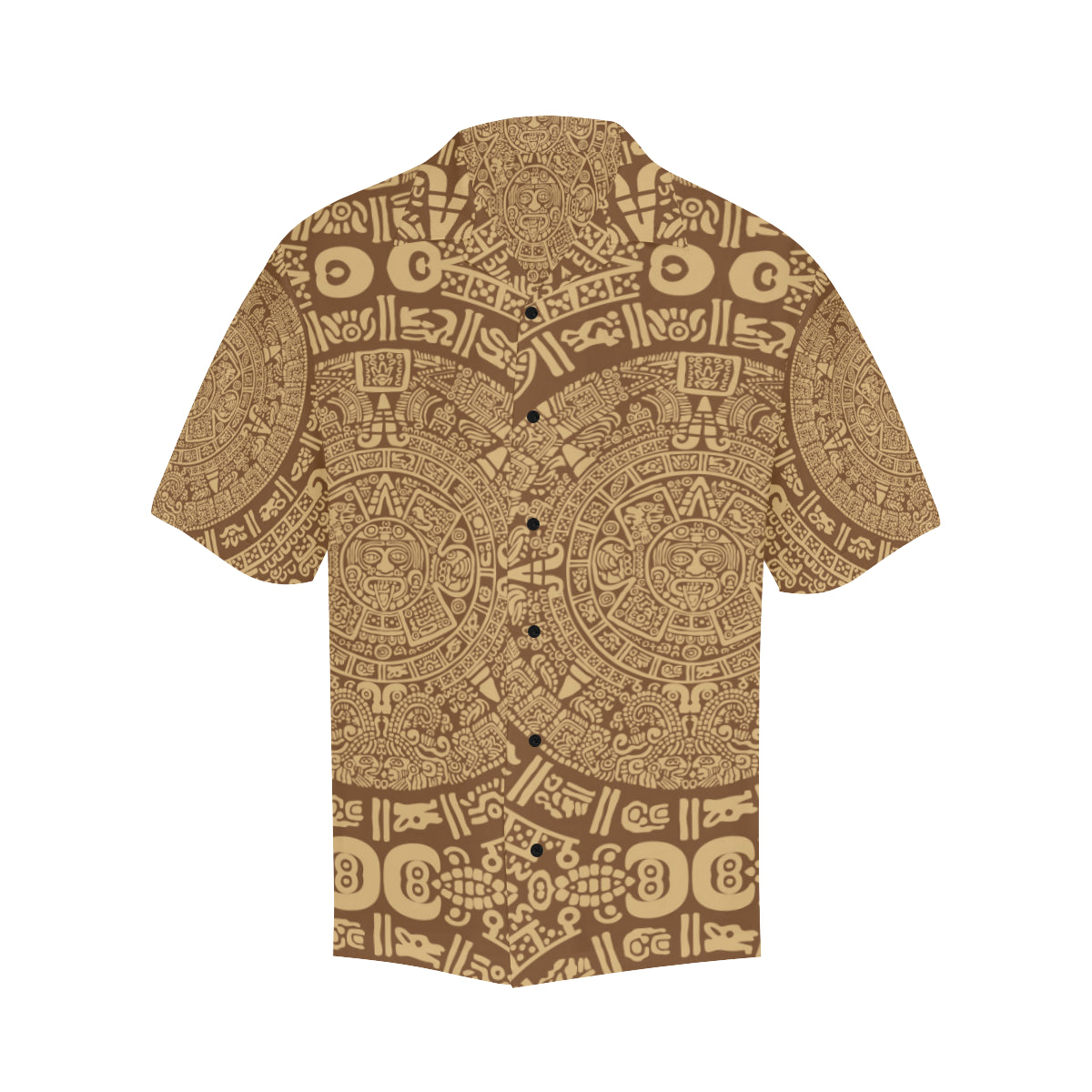 Mayan Pattern Print Design 01 Men's Hawaiian Shirt