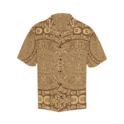 Mayan Pattern Print Design 01 Men's Hawaiian Shirt