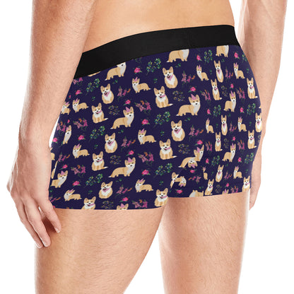 Pembroke Welsh Corgis Pattern Print Design A06 Men's Boxer Briefs