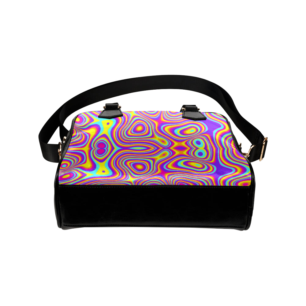 Liquid Pattern Print Design 06 Shoulder Handbag
