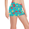 Lollipop Pattern Print Design LL06 Yoga Shorts