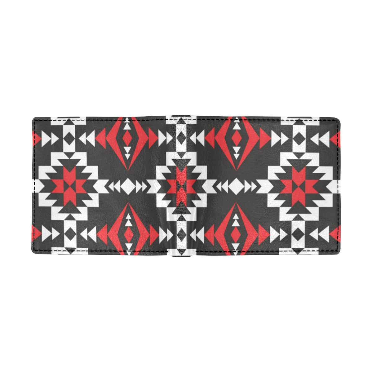 Navajo Pattern Print Design A02 Men's ID Card Wallet
