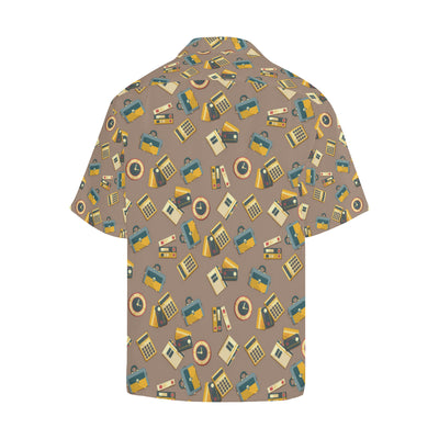 Accounting Financial Pattern Print Design 03 Men's Hawaiian Shirt