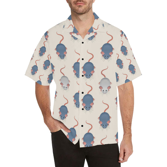Rat Pattern Print Design 03 Men's Hawaiian Shirt