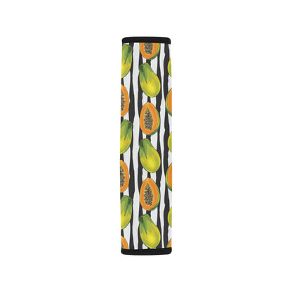 Papaya Pattern Print Design PP01 Car Seat Belt Cover