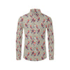 Birds Pattern Print Design 05 Men's Long Sleeve Shirt