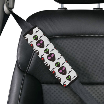 Alien Pattern Print Design 06 Car Seat Belt Cover