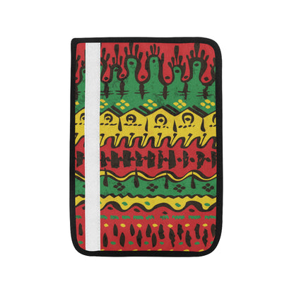 Rasta Pattern Print Design A01 Car Seat Belt Cover