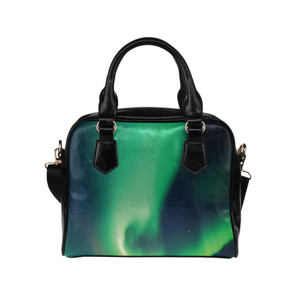 Aurora Borealis Pattern Print Design 04 Shoulder Handbag