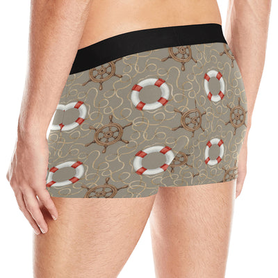 Nautical Pattern Print Design A02 Men's Boxer Briefs