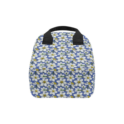 Daffodils Pattern Print Design DF08 Insulated Lunch Bag