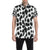 Cheetah Black Print Pattern Men's Short Sleeve Button Up Shirt