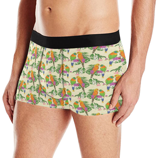 Conures Pattern Print Design 02 Men's Boxer Briefs
