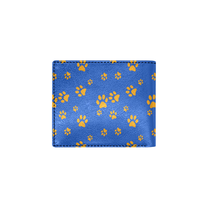 Paw Pattern Print Design A03 Men's ID Card Wallet
