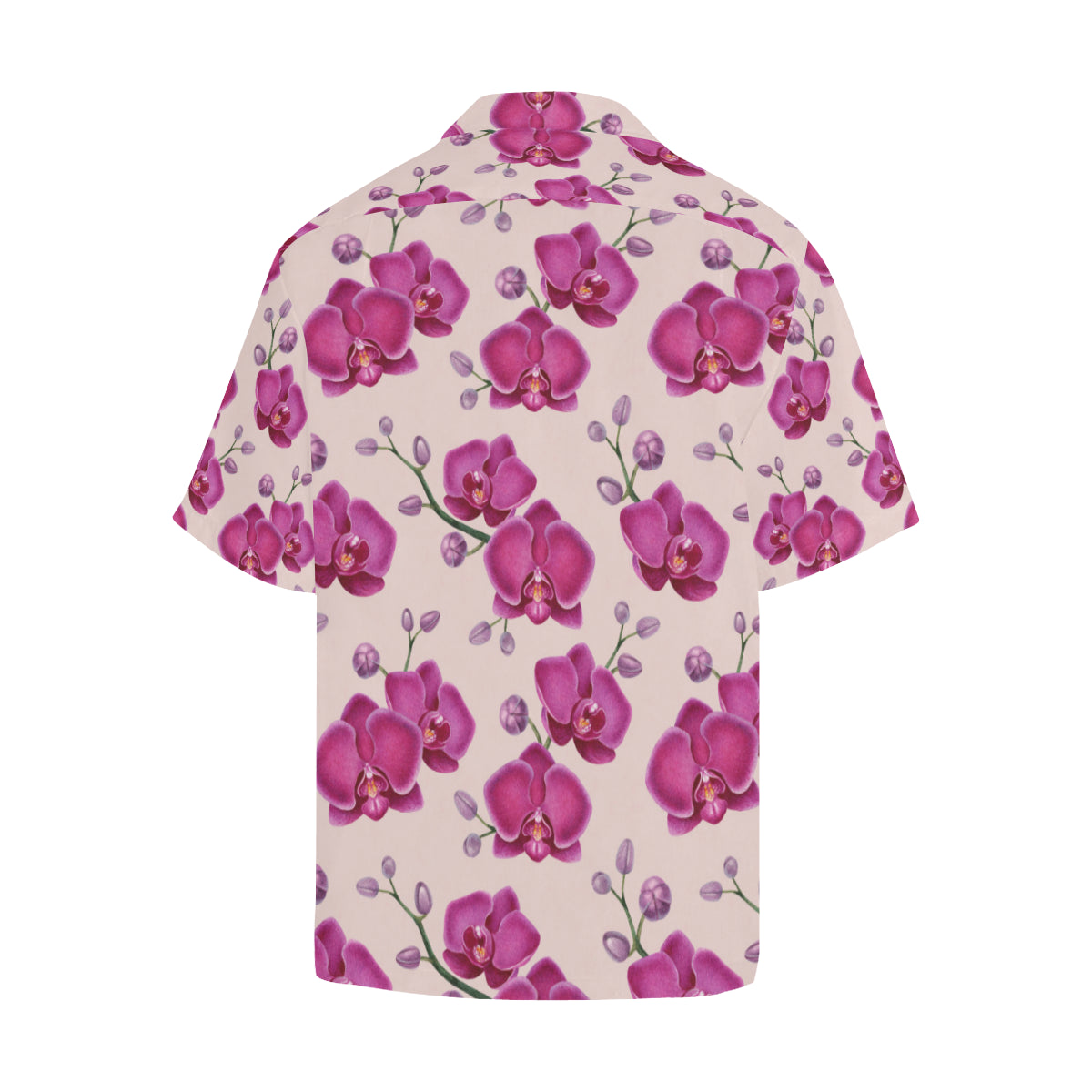 Orchid Pattern Print Design A02 Men's Hawaiian Shirt