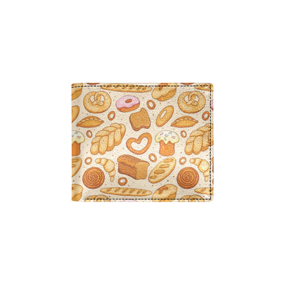 Bread Pattern Print Design 01 Men's ID Card Wallet