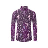 Fairy Pink Print Pattern Men's Long Sleeve Shirt