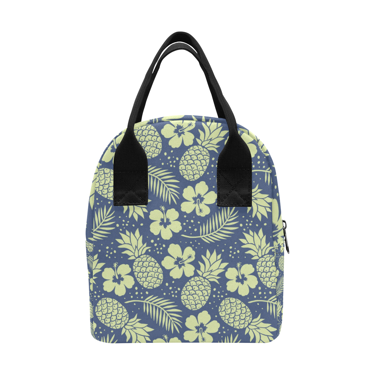 Pineapple Pattern Print Design PP07 Insulated Lunch Bag