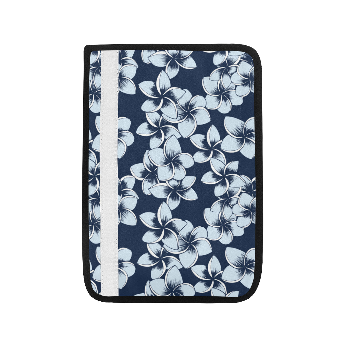 Plumeria Pattern Print Design A02 Car Seat Belt Cover