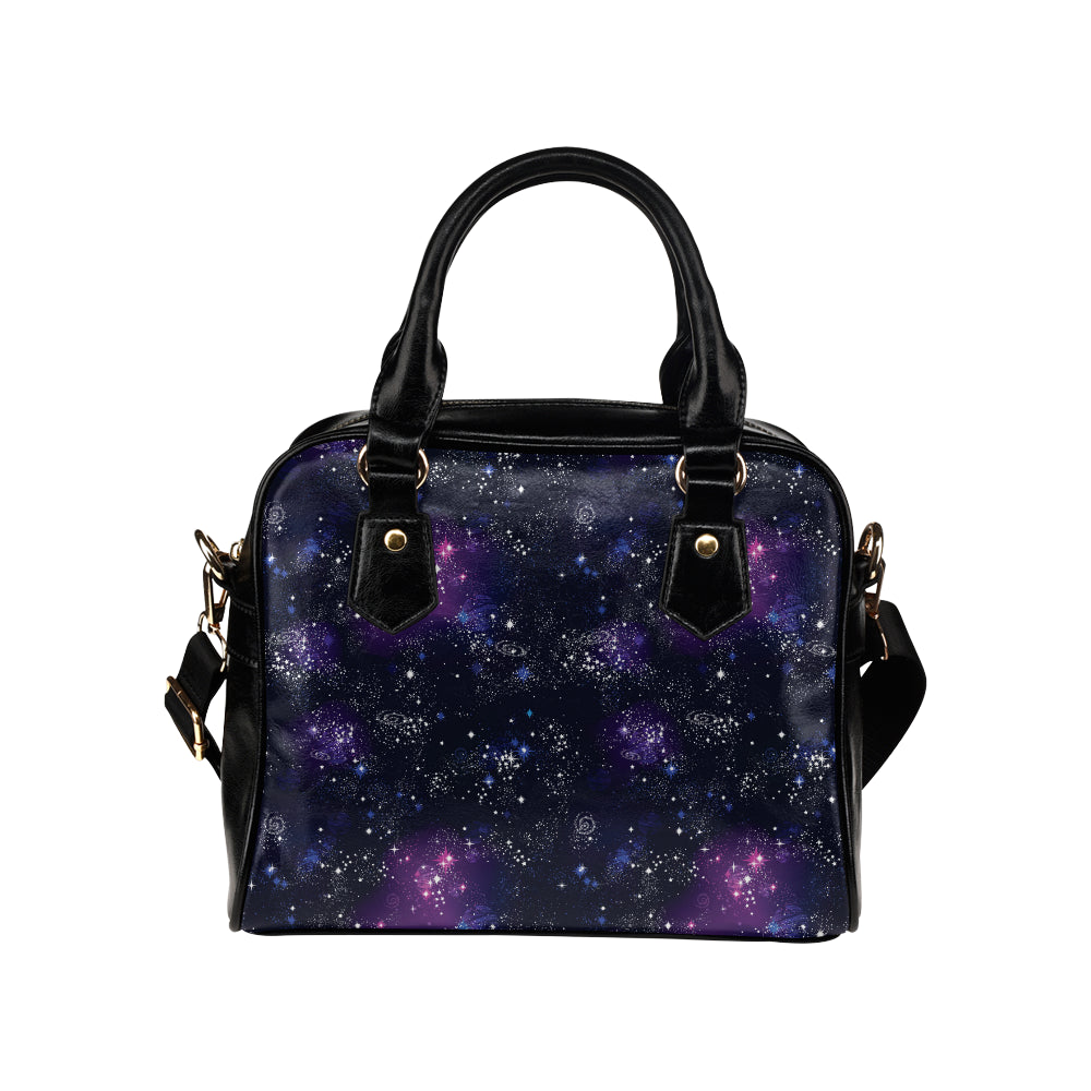Cosmic Pattern Print Design 03 Shoulder Handbag