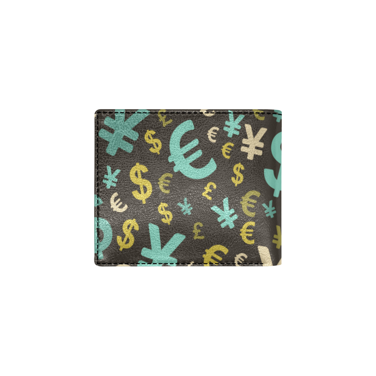 Money Pattern Print Design 01 Men's ID Card Wallet