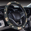 Bohemian Pattern Print Design 09 Steering Wheel Cover with Elastic Edge