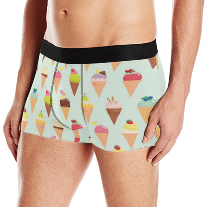 Ice Cream Pattern Print Design 03 Men's Boxer Briefs