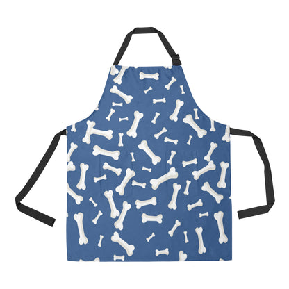 Dog Bone Pattern Print Design 03 Apron with Pocket