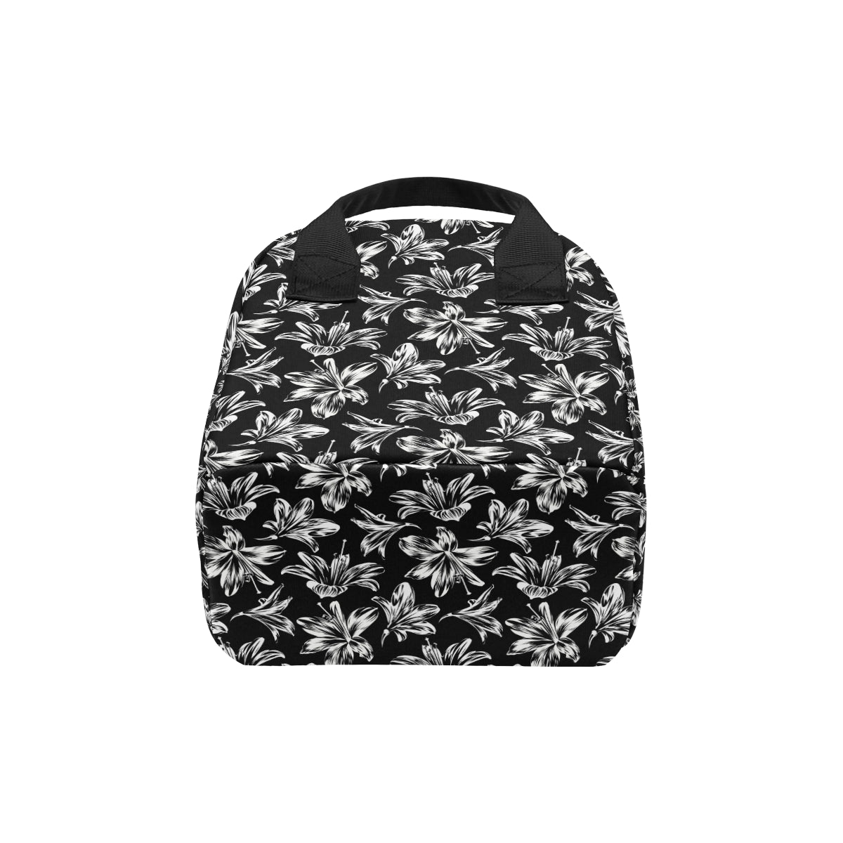 Amaryllis Pattern Print Design AL04 Insulated Lunch Bag