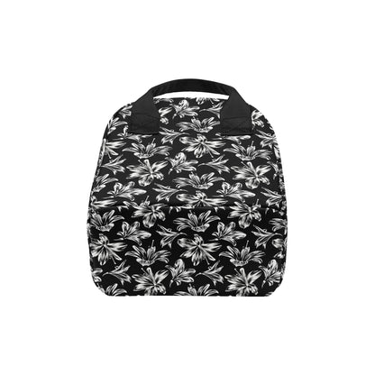 Amaryllis Pattern Print Design AL04 Insulated Lunch Bag