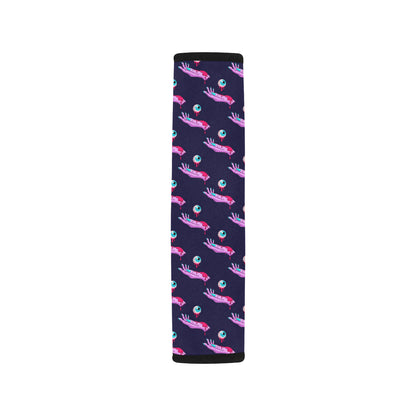 Zombie Pink Hand Design Pattern Print Car Seat Belt Cover