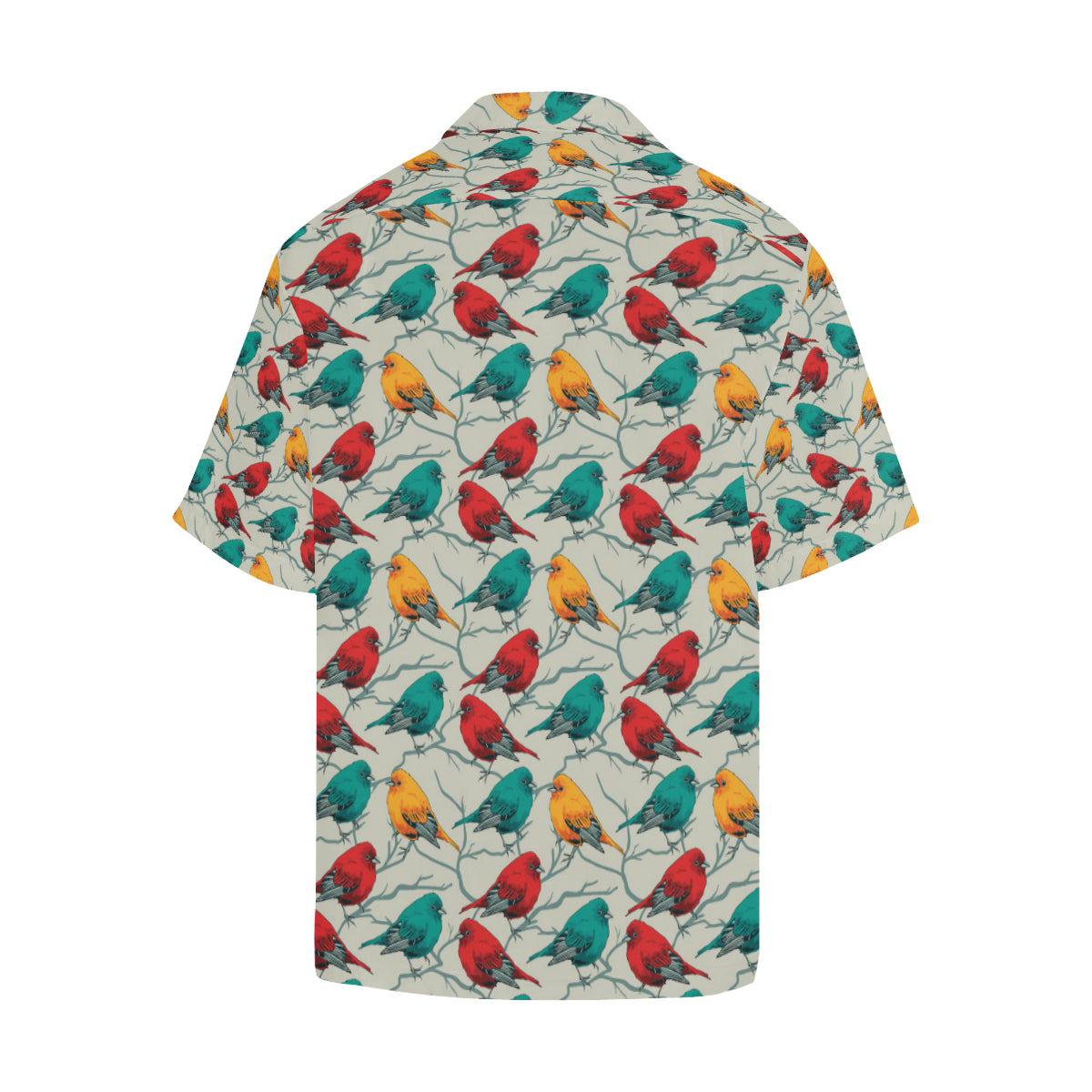 Birds Pattern Print Design 04 Men's Hawaiian Shirt