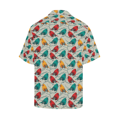 Birds Pattern Print Design 04 Men's Hawaiian Shirt