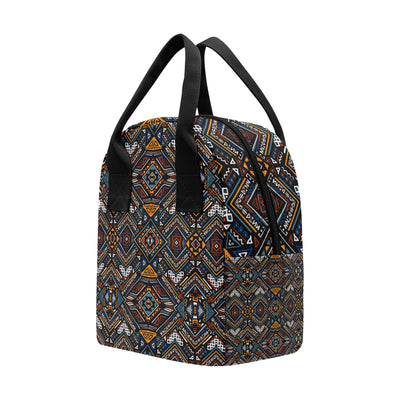 African Kente Print v2 Insulated Lunch Bag