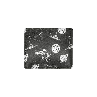 Space Astronauts Print Men's ID Card Wallet