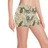 Pineapple Pattern Print Design PP012 Yoga Shorts